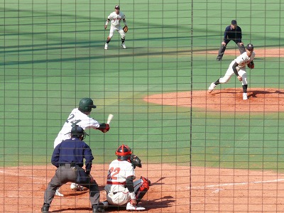 4月12日 東都大学野球2部 東農大対日本大 _b0166128_1361484.jpg