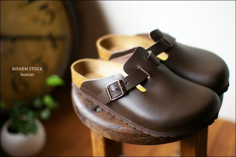 上品 BIRKENSTOCK BOSTON ダークブラウン agapeeurope.org