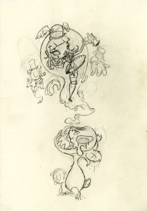 Monsters and Misfits展、油絵『クマ・ダンス』。_a0077842_16484019.jpg