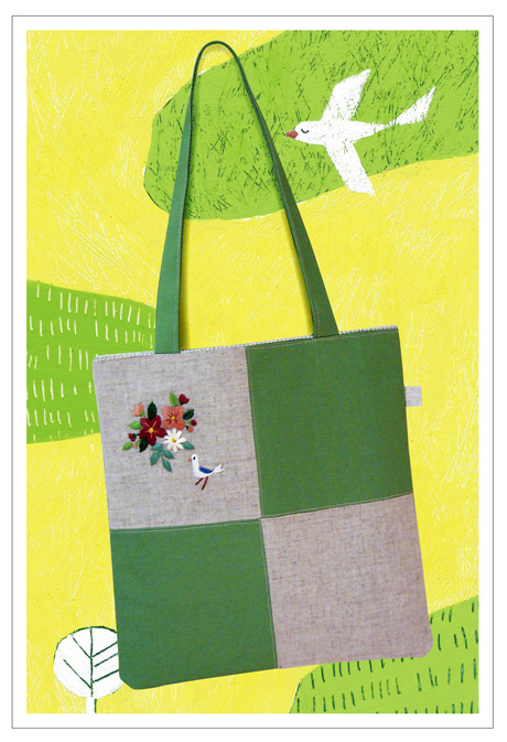 刺繍展「小鳥の森の春便り」のDMができました。_a0138978_12331960.jpg