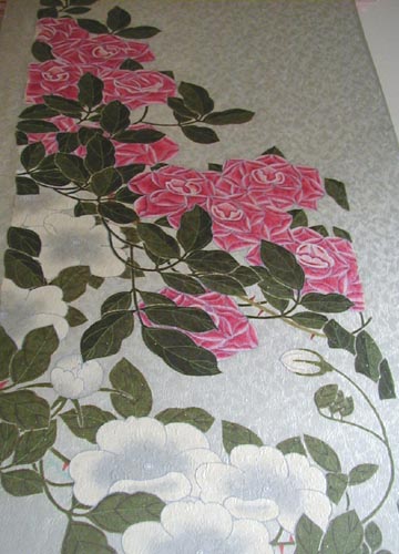 ●若冲の「薔薇小禽図」の訪問着_d0053294_2172577.jpg