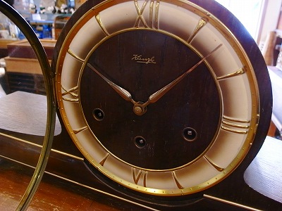 日の出型ウエストミンスターチャイム置き時計2種 : トライフル・西荻窪 