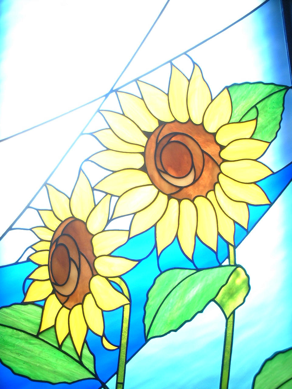 大好きなひまわり : ガラス造形工房 平井聡典（ひらいそうてん） 阿蘇