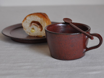 再入荷】小澤基晴/鉄赤スープカップetc・・・ : Today'sとうもん