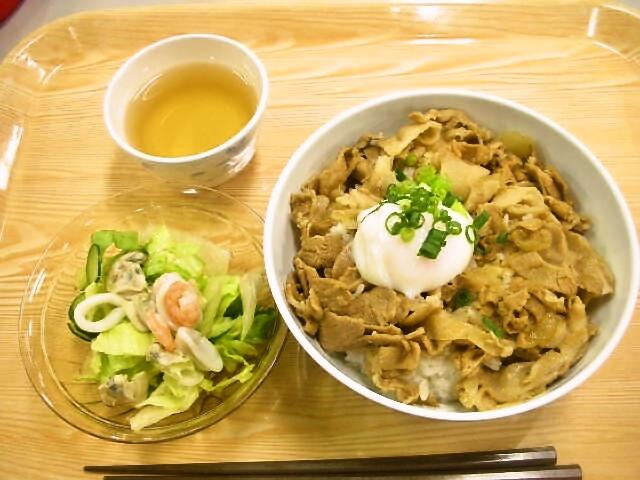 豚丼温泉玉子のせ_a0149329_1859182.jpg