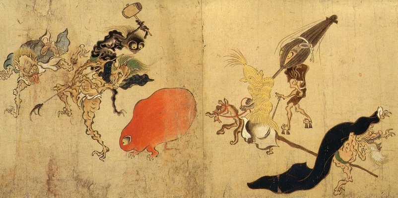 絵画のまとめ〜百鬼夜行と鉛筆ワーク_d0076558_1661572.jpg