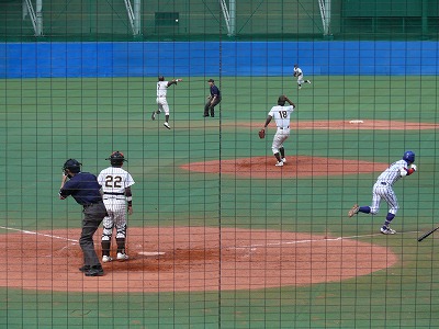 4月20日 東都大学野球2部 立正大対国士舘大_b0166128_11462988.jpg