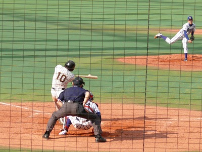 4月20日 東都大学野球2部 立正大対国士舘大_b0166128_12153449.jpg
