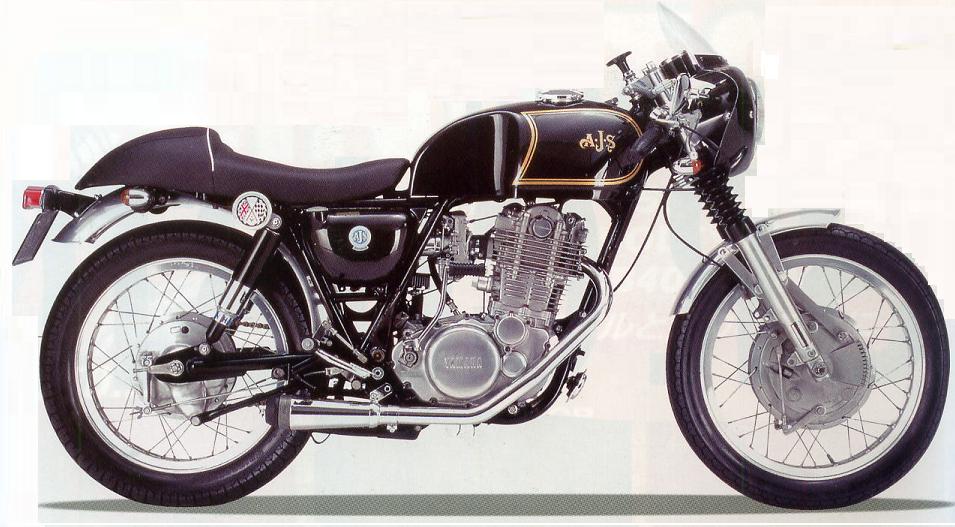 sr400 AJS ブルックランズ カフェレーサー アルミタンク