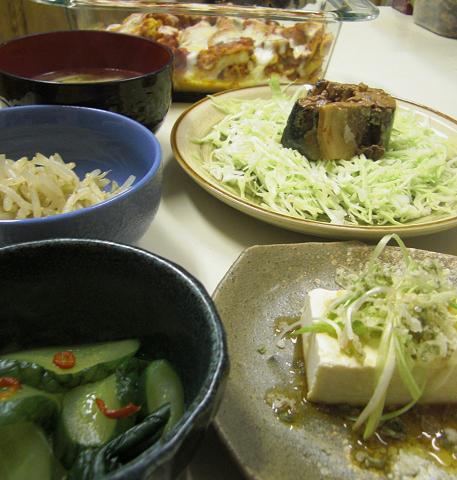 鯖缶キャベツ。_c0119140_1340756.jpg
