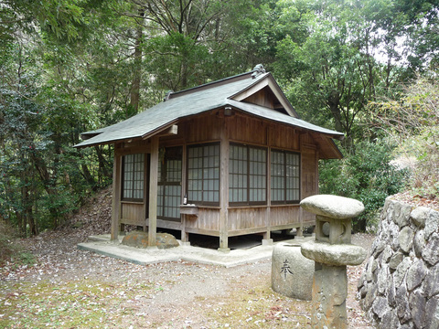 未来へ残したい風景　　　「山の中の小さな　大山住神社」　_e0165472_1185278.jpg