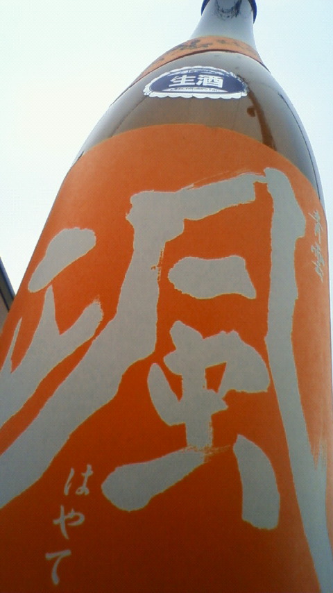 【日本酒】 颯 純米吟醸 無濾過生酒 神の穂 22BY_e0173738_11465817.jpg