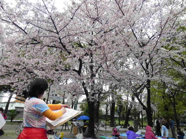 桜の写生会2011_d0076558_17375823.jpg