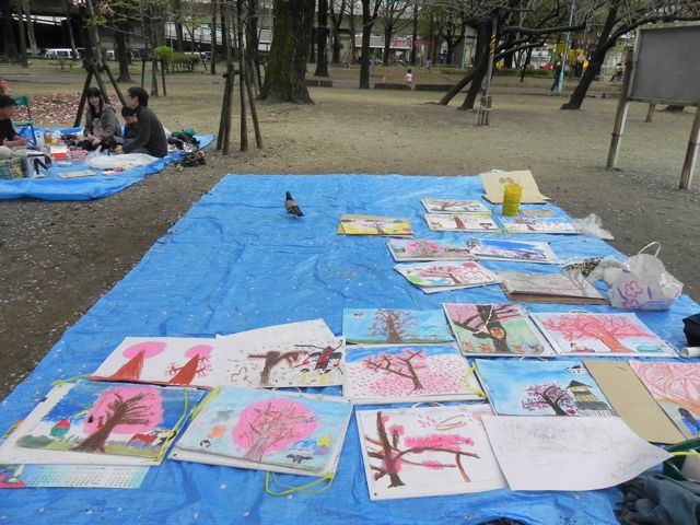 桜の写生会2011_d0076558_17502415.jpg