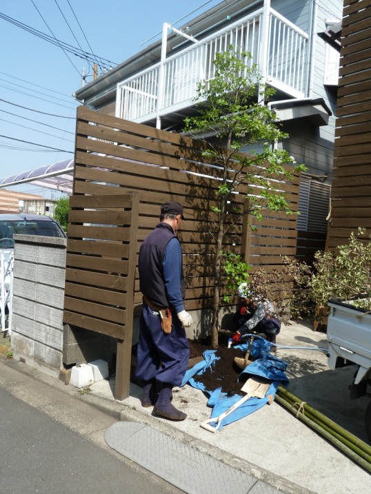 小さなガーデンスペースが出来ました^^_c0152341_13231558.jpg