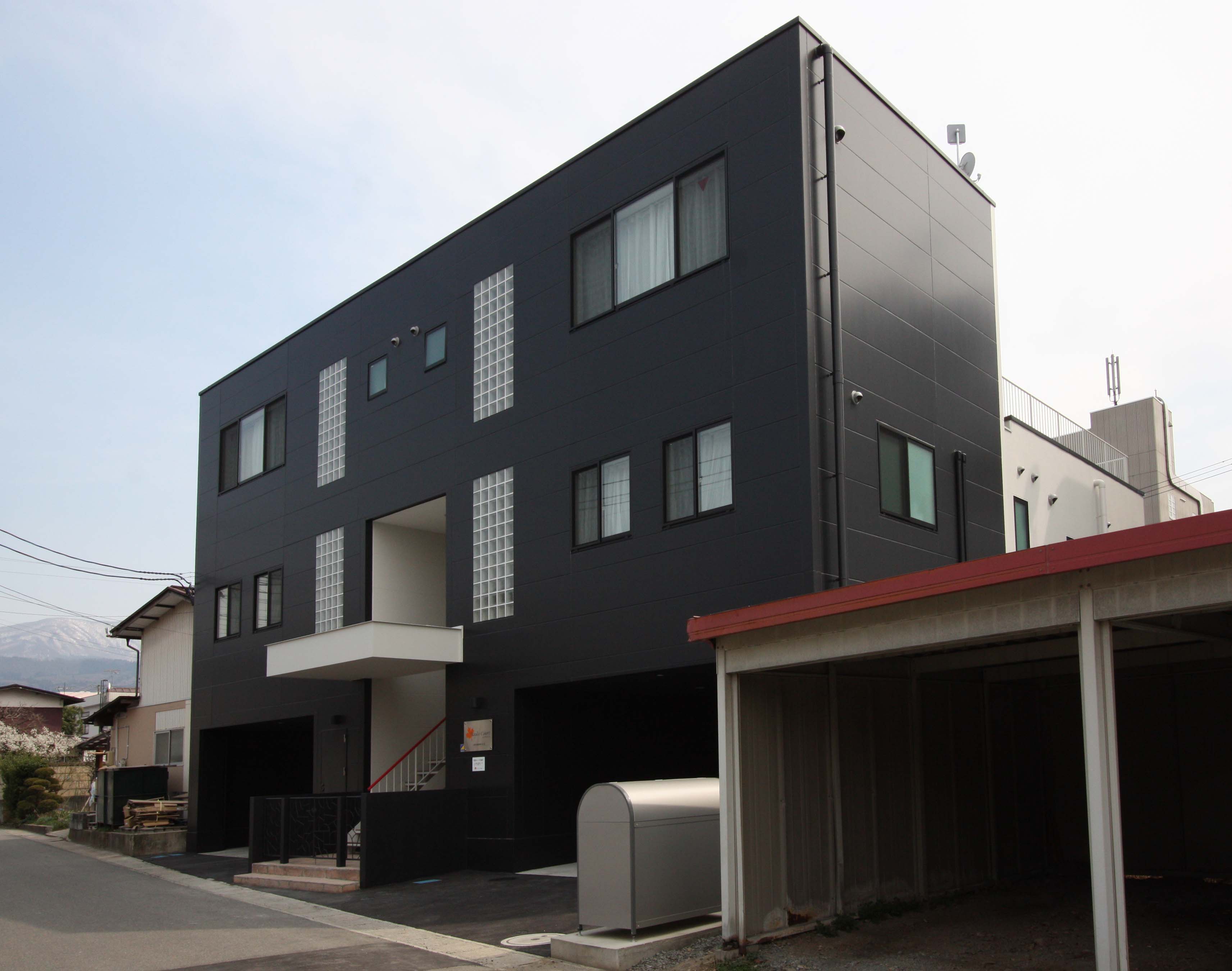 山形市 O集合住宅 完成・外部写真_c0097137_17294072.jpg
