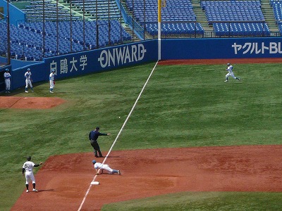 4月26日 東都大学野球 青学大対亜細亜大_b0166128_1516545.jpg