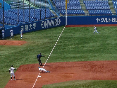 ４月２６日　東都大学野球　青学大対亜細亜大_b0166128_1516545.jpg