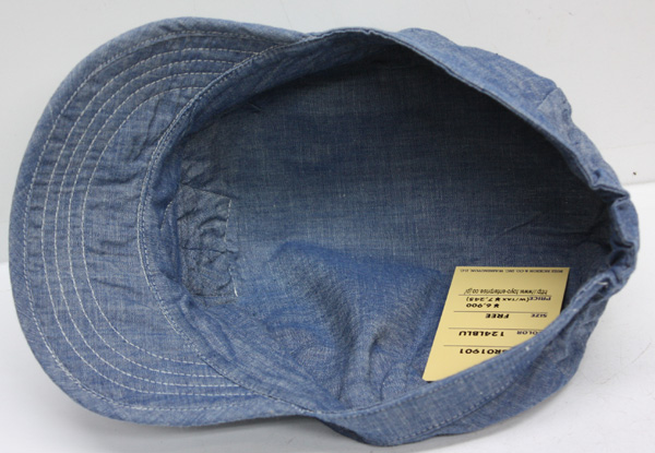 バズリクソンズ【BUZZ RICKSON\'S】CHAMBRAY CAPシャンブレー ワークキャップ　BR01730 _d0210293_1931206.jpg