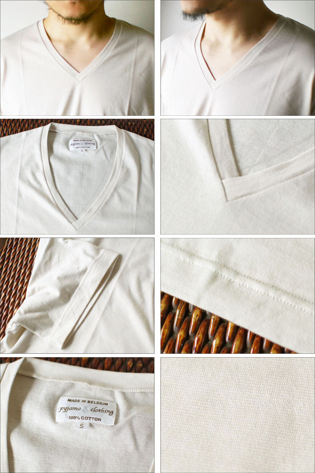 pyjama clothing [ピジャマクロージング] S/S V NECK 半袖VネックTシャツ [7011] MEN\'S　_f0051306_18415791.jpg