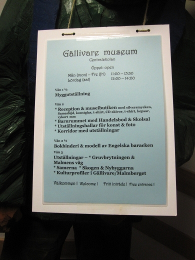 ＊ 3 Nov / Gallivare Museum ①＊_c0141048_2127743.jpg