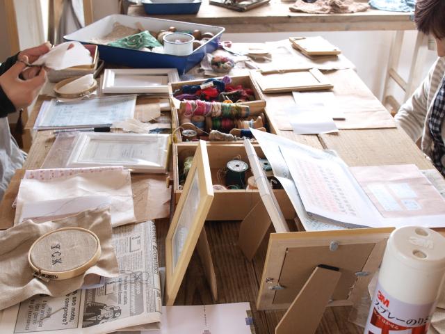 今日の『ひねもす チクチクアミアミ展』_b0205599_17502549.jpg