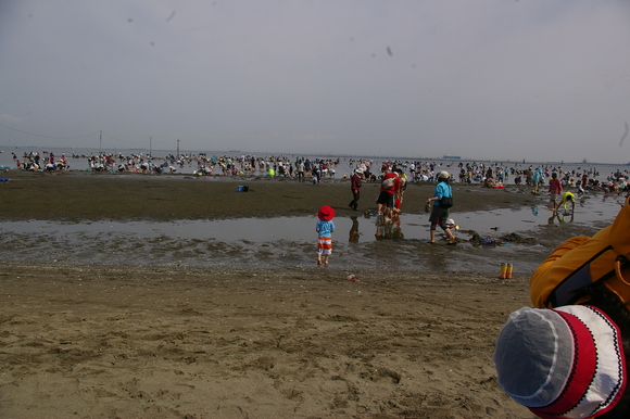 潮干狩りPart 1/shellfish gathering on a beach, part1_a0186568_23585726.jpg