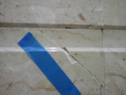 大理石補修作業 キハラシステム 施工報告