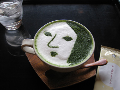 抹茶カプチーノ♪　～哲学の道～_a0143686_10402123.jpg