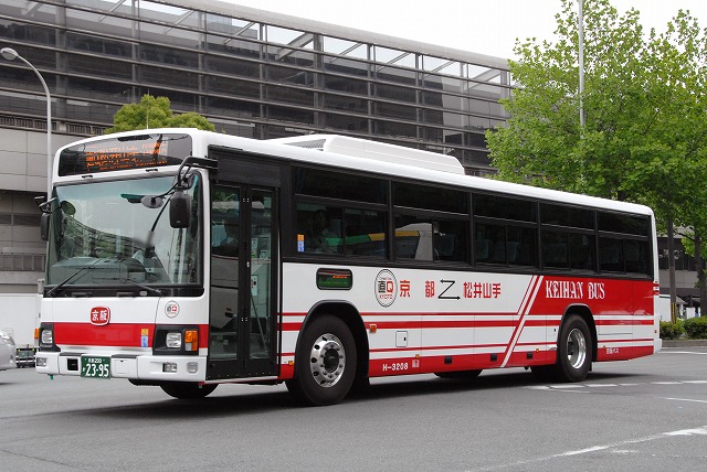 京阪バス 直ｑ京都号 の新車 撮影劇場