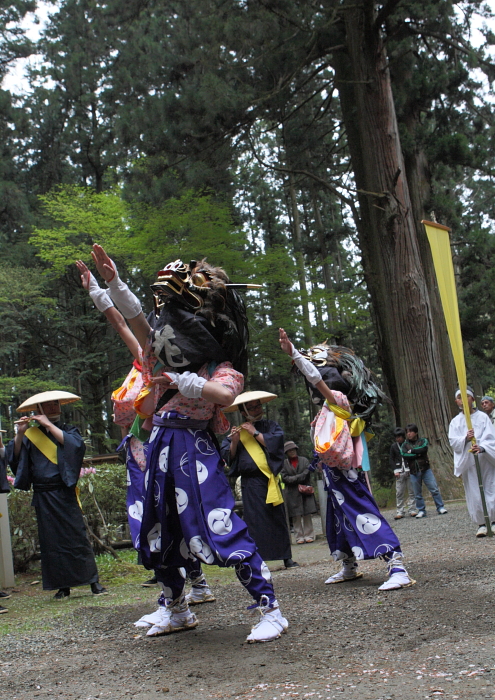 ささら舞<2>　花園神社　北茨城市 ２０１１年５月５日_e0143883_18245993.jpg