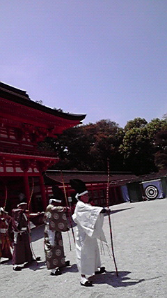 世界遺産・下鴨神社・②歩射神事_e0113504_10282059.jpg