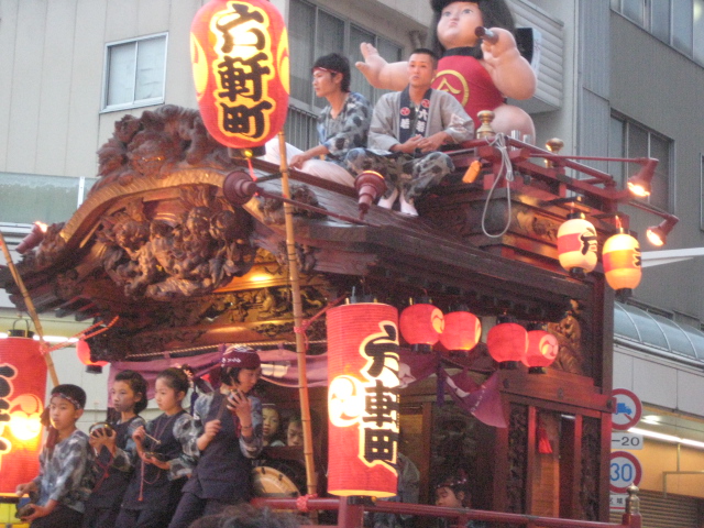 吉原祇園祭 六軒町山車(金太郎)昇降台&お囃子太鼓お披露目会_b0093221_12391040.jpg