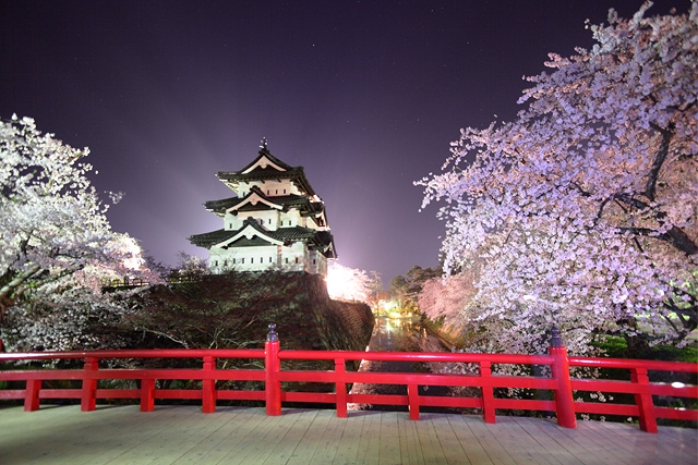 素敵な時間に 幻想世界 弘前城 弘前桜まつりフォト 東北 青森 八戸 弘前エリア中心のフォト