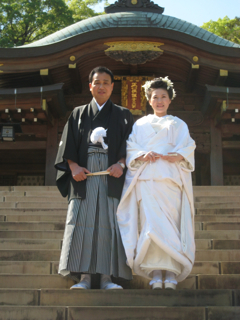 4月29日 諏訪神社での結婚式 長崎 ウエディングドレスショップのブログ 4月29日 諏訪神社での結婚式 長崎 ウエディングドレスショップのブログ