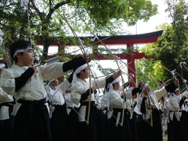 生品神社 鏑矢祭 東毛見聞録