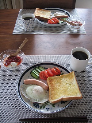 美味しいソーセージと朝食_a0111621_12585459.jpg