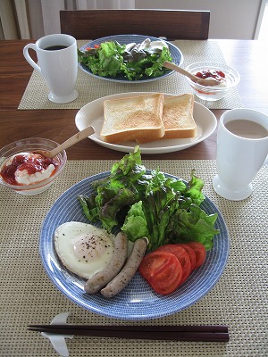 美味しいソーセージと朝食_a0111621_132529.jpg