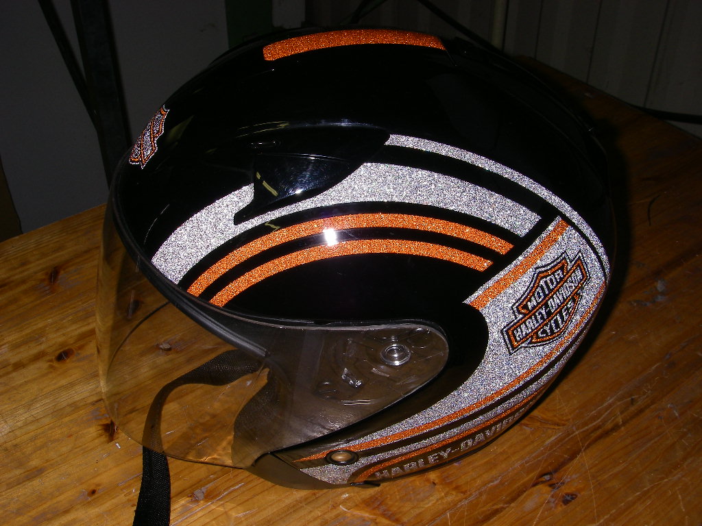 Harley-Davidson 　FXST  用ヘルメットペイント_f0115410_18435928.jpg