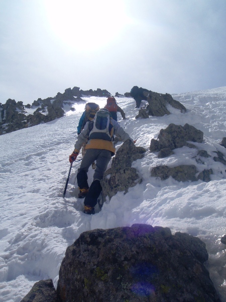 GW奥穂高岳登山-山頂へ_c0177814_11574771.jpg