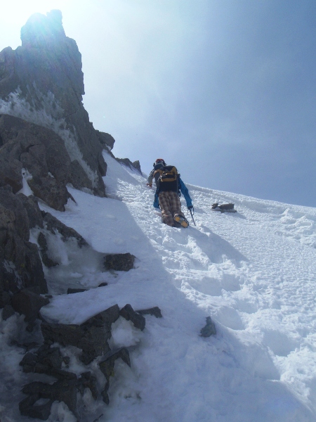 GW奥穂高岳登山-山頂へ_c0177814_11584291.jpg