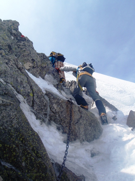 GW奥穂高岳登山-山頂へ_c0177814_12035.jpg