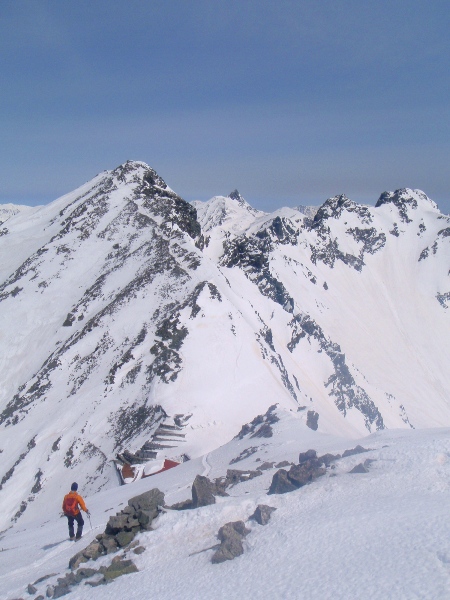 GW奥穂高岳登山-山頂へ_c0177814_1233489.jpg