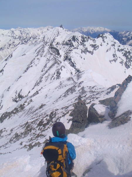 GW奥穂高岳登山-山頂へ_c0177814_12352551.jpg