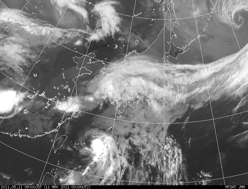 The 1st Typhoon in 2011: 台風1号_a0186568_2173454.jpg