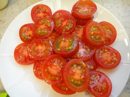 ブルグンダーシンケンと焼き野菜サンド！わさびマヨソース_a0196322_1419342.jpg