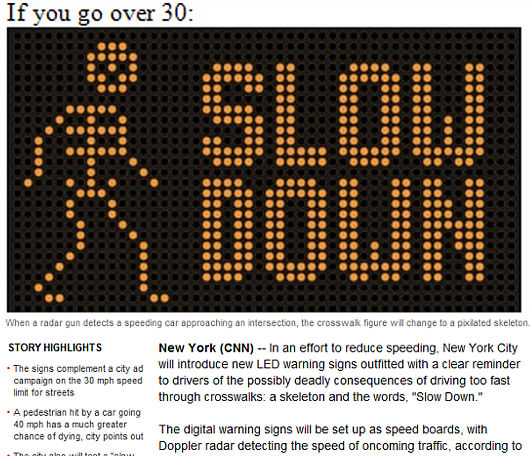 ニューヨーク交通局が新たに導入するデジタル標識は、ガイコツ？！_b0007805_20394966.jpg