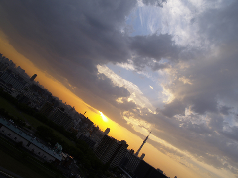 夕暮れの空 #sky_a0002073_1252373.jpg