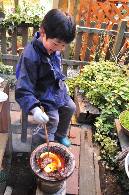 土曜の夕飯BBQ_b0171098_7235544.jpg