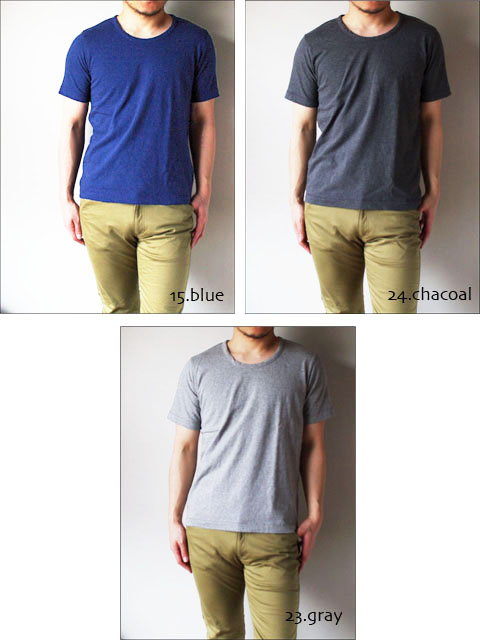 RINEN [リネン]20/1 オーガニック天竺TOP杢UネックTシャツ [19113] MEN\'S_f0051306_18152773.jpg